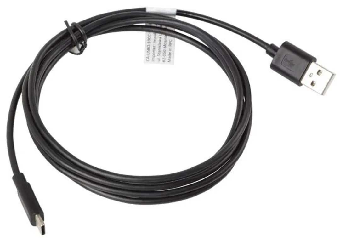 Lanberg USB 2.0 Type-C Mannelijk Kabel 1,8m - Transparant - afbeelding 4 van 5