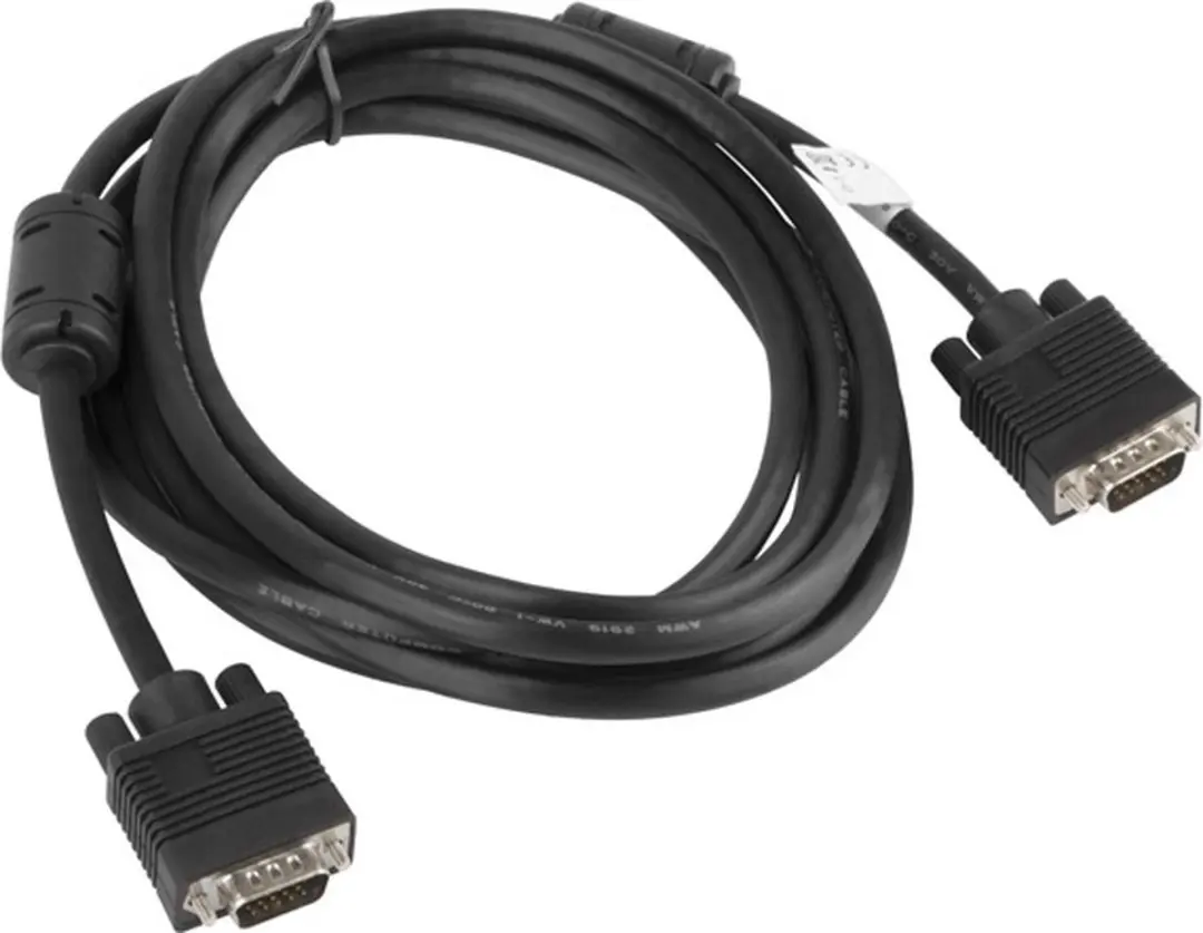 Lanberg VGA-kabel CA-VGAC-10CC-0030-B - 3m - Ferriet - Zwart - afbeelding 4 van 4