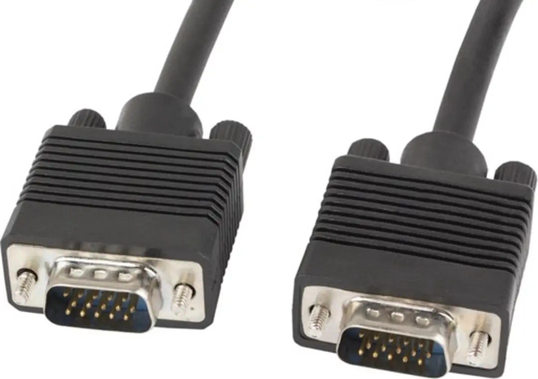 Lanberg Vga-Kabel M M Voor Pc-Monitor Projector 5M Ferriet Afgeschermd Hoogwaard