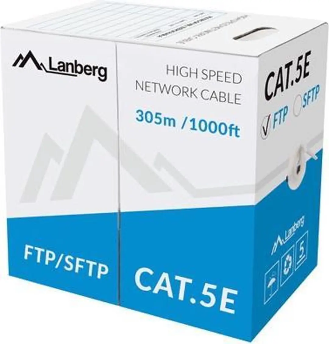 Lanberg Ftp-Netwerkkabel 100 Mb S 305 M Cca-Link Voor Computersystemen