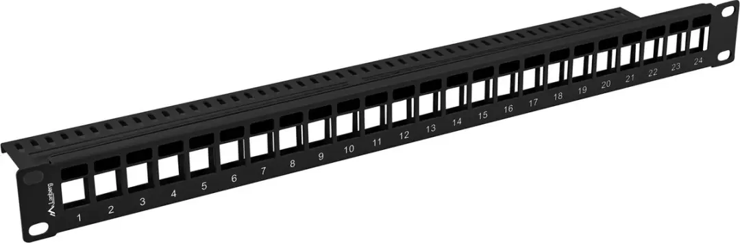 Lanberg PPKS-1024-B Configureerbaar Patchpaneel 24x RJ45