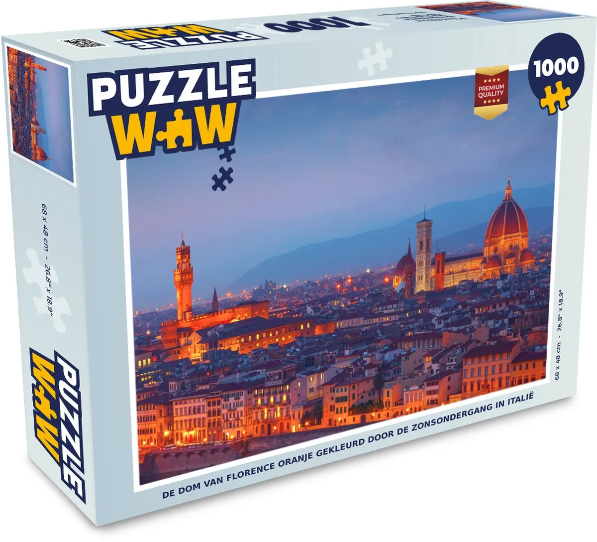 PuzzleWow Florence Legpuzzel 1000 Stuks