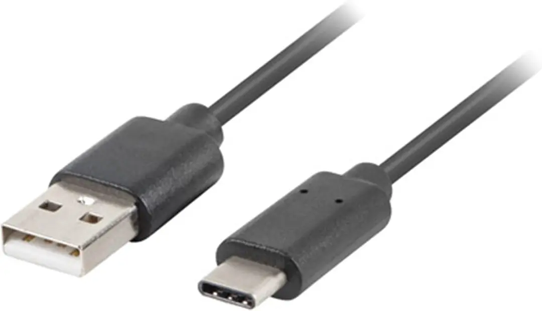 Lanberg Usb 2.0 Type-C Kabel 1,8M Voor Snel Opladen Van Laptops En Telefoons