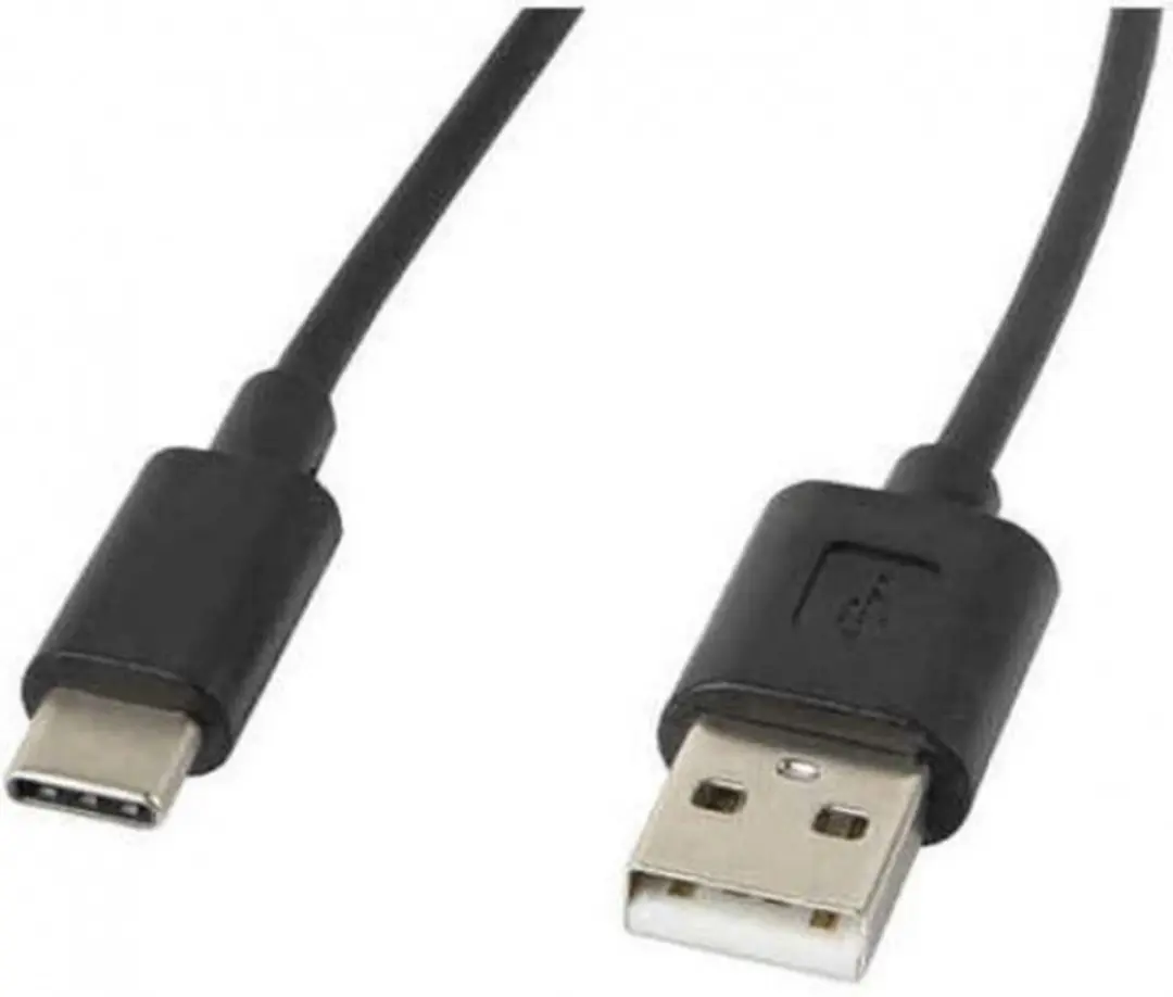 Lanberg USB 2.0 Type-C Kabel 0,5M - Transparant - afbeelding 4 van 5