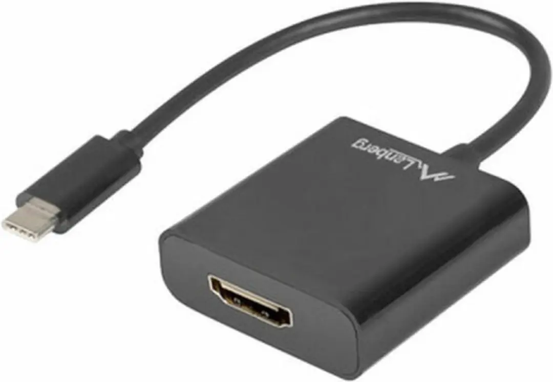 Lanberg Usb C Hdmi-Adapter Voor Apple Macbook Pro Laptop Snelle Overdracht