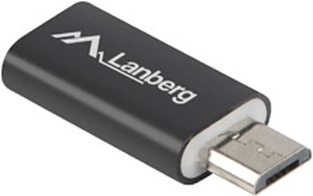 Lanberg Adapter Usb Type-C Naar Micro Usb B Voor Telefoon En Tablet