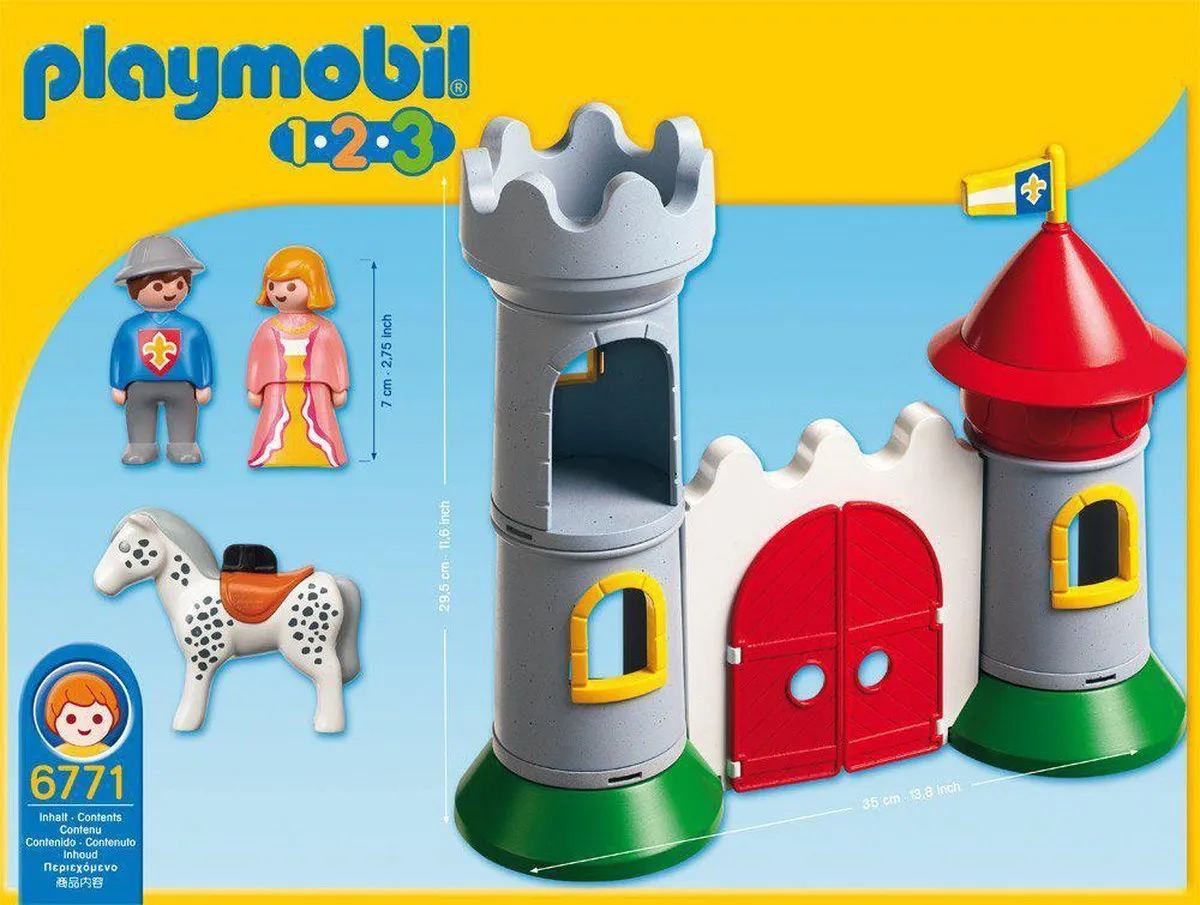 Playmobil Mijn Eerste Kasteel 6771 - Grijs