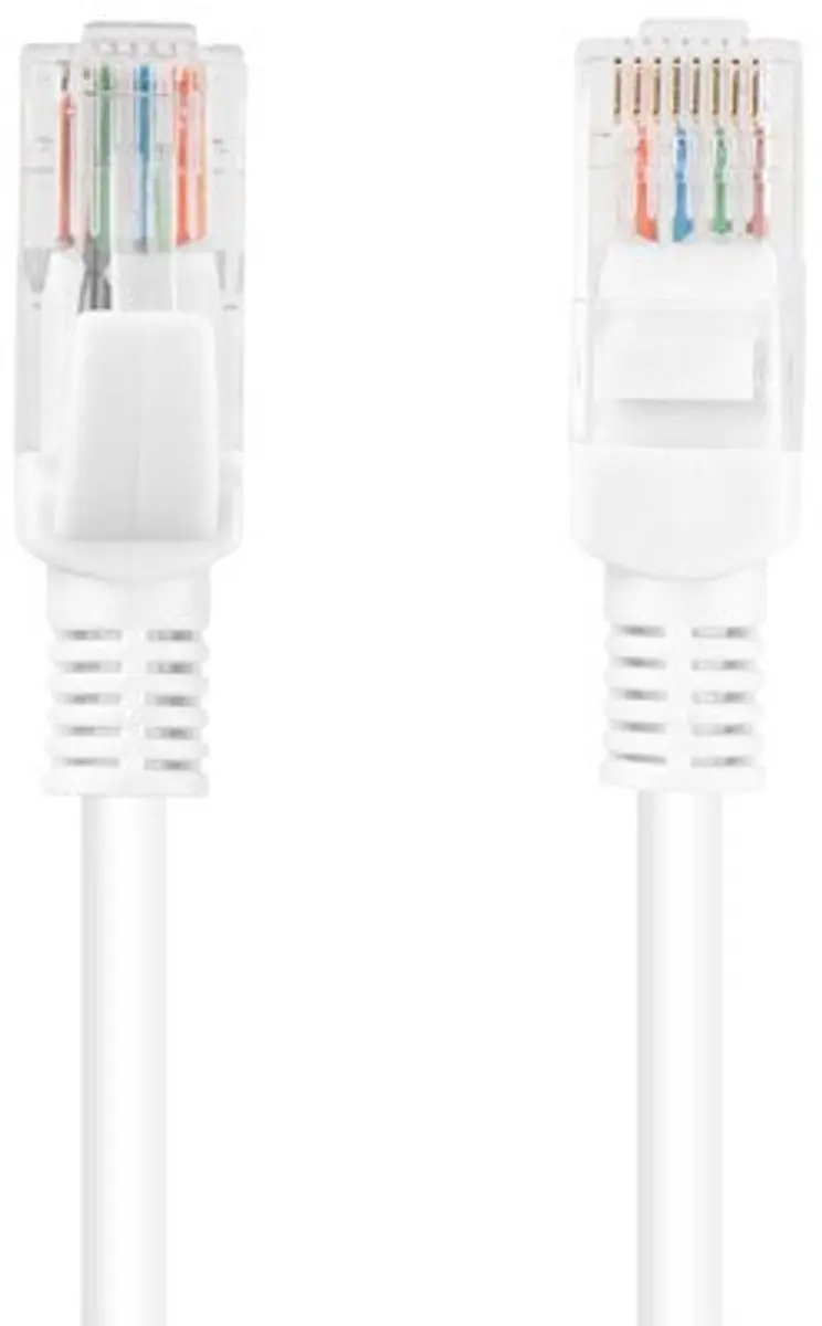 Lanberg Patchcord UTP Cat5E 1M - Wit - afbeelding 5 van 5