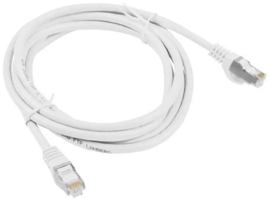 Lanberg Patchcord FTP Netwerkkabel Cat6 0,5M - Wit - afbeelding 3 van 3