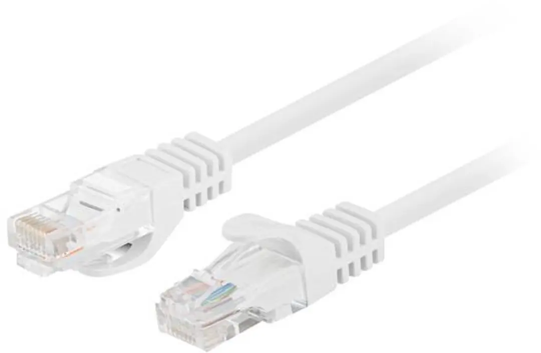 Lanberg Patchcord UTP Cat.6 3m - Wit - afbeelding 3 van 4