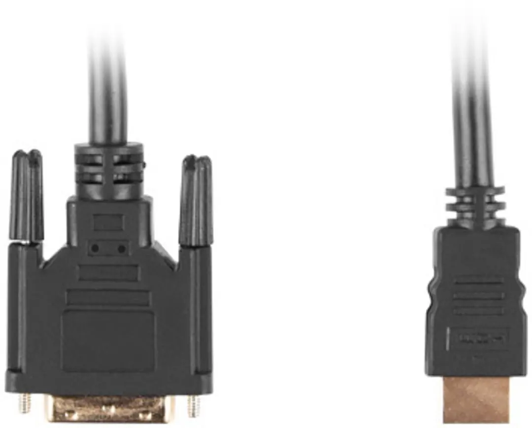 Lanberg HDMI naar DVI-D Adapterkabel 3M - Zwart - afbeelding 3 van 3