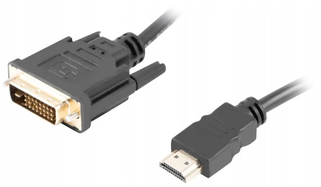 Lanberg HDMI naar DVI-D Kabel 1,8m - Zwart - Dual Link - afbeelding 2 van 5