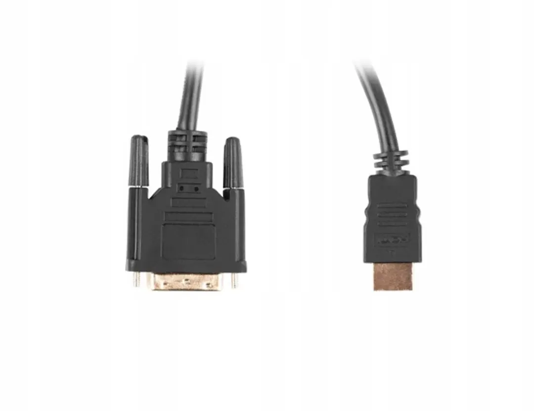 Lanberg HDMI naar DVI-D Adapterkabel 24+1 Dual Link 4K 30Hz - 3m - Zwart - afbeelding 5 van 5