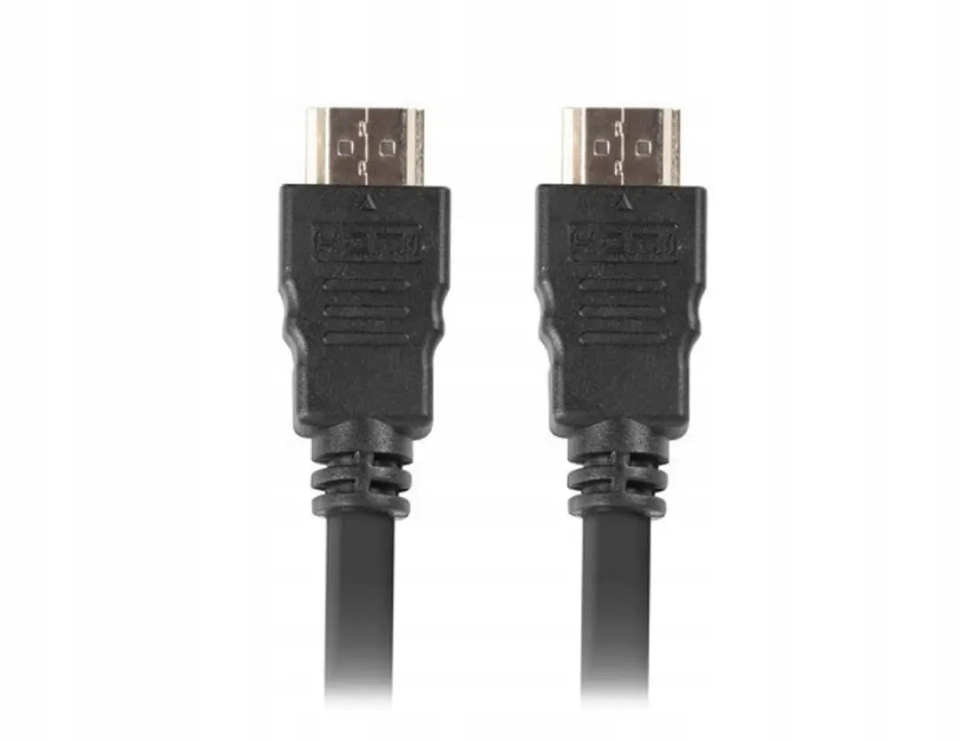 Lanberg HDMI Kabel 1.4 Male-Male 0.5m - Zwart - afbeelding 2 van 5