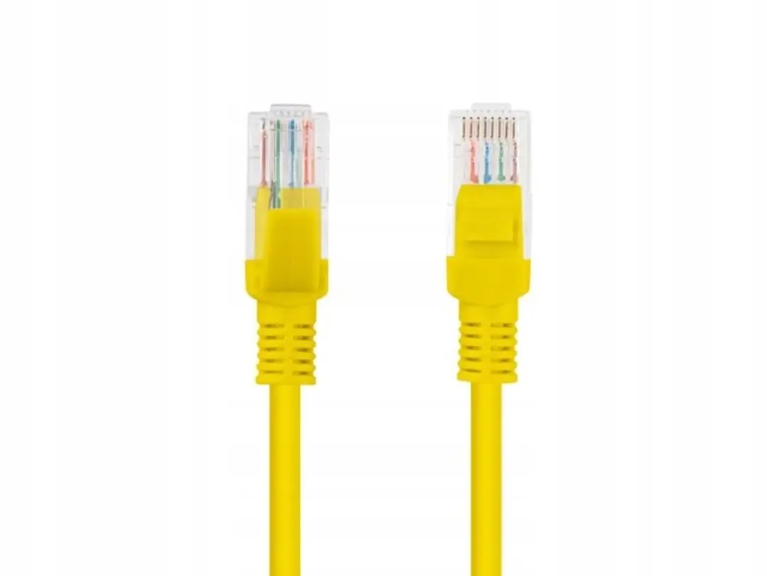 Lanberg Patchcord UTP Cat.5E 0,25m - 10 Stuks Geel - afbeelding 3 van 4