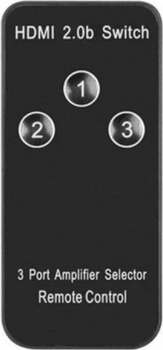 Lanberg SWV-HDMI-0003 HDMI Switch - Zwart - afbeelding 5 van 6