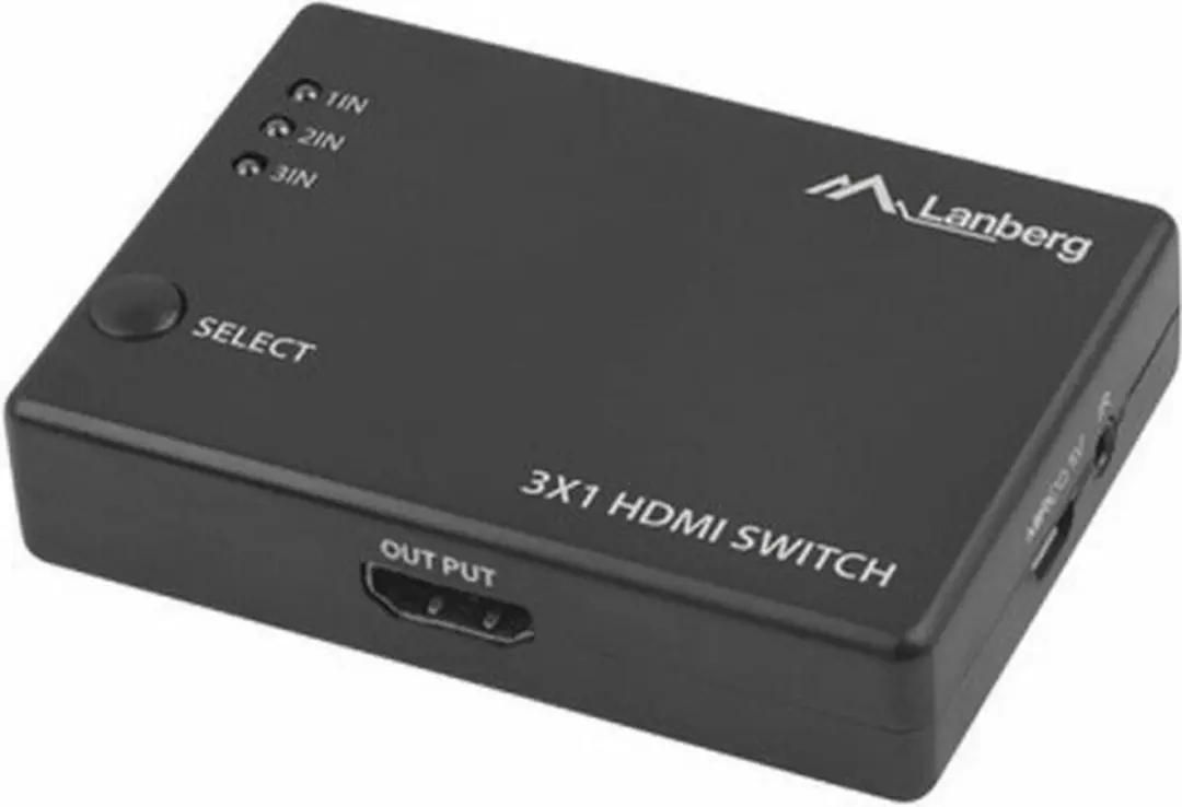 Lanberg SWV-HDMI-0003 HDMI Switch - Zwart - afbeelding 4 van 6
