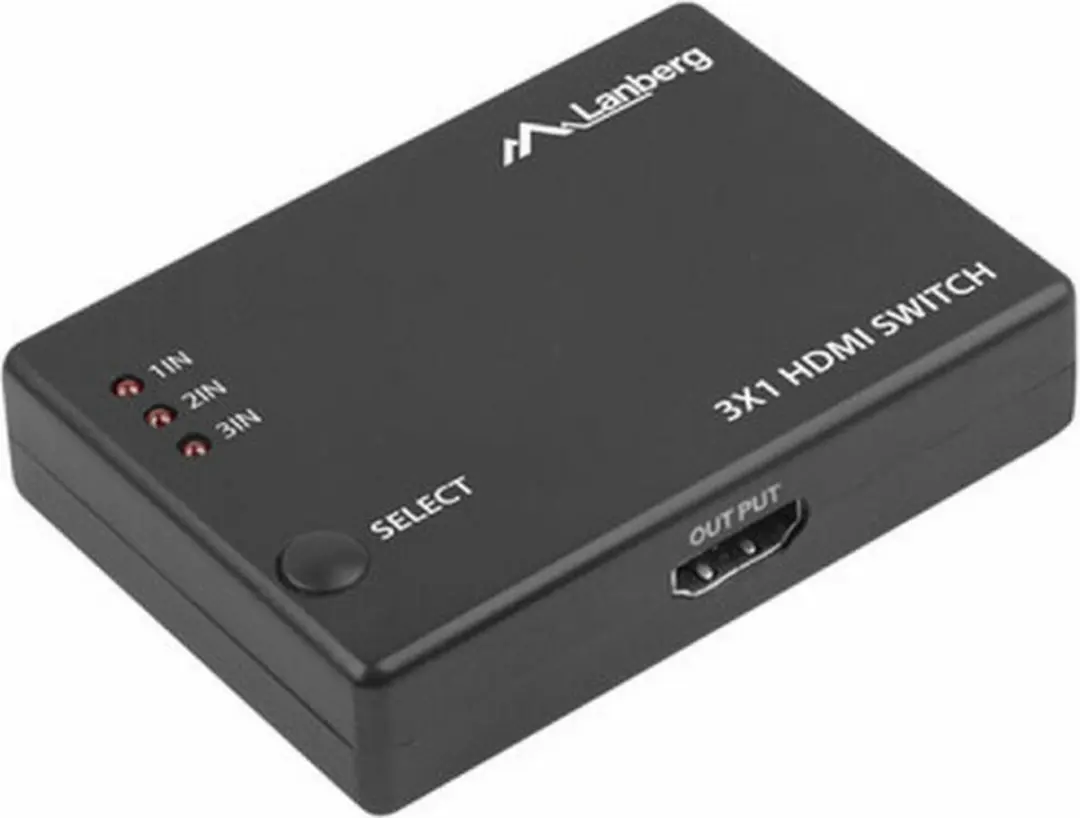 Lanberg SWV-HDMI-0003 HDMI Switch - Zwart - afbeelding 3 van 6