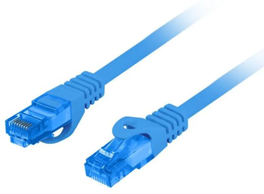 Lanberg Patchcord S/FTP Cat.6A 0.5m Blauw - Fluke-gekeurd - afbeelding 4 van 6