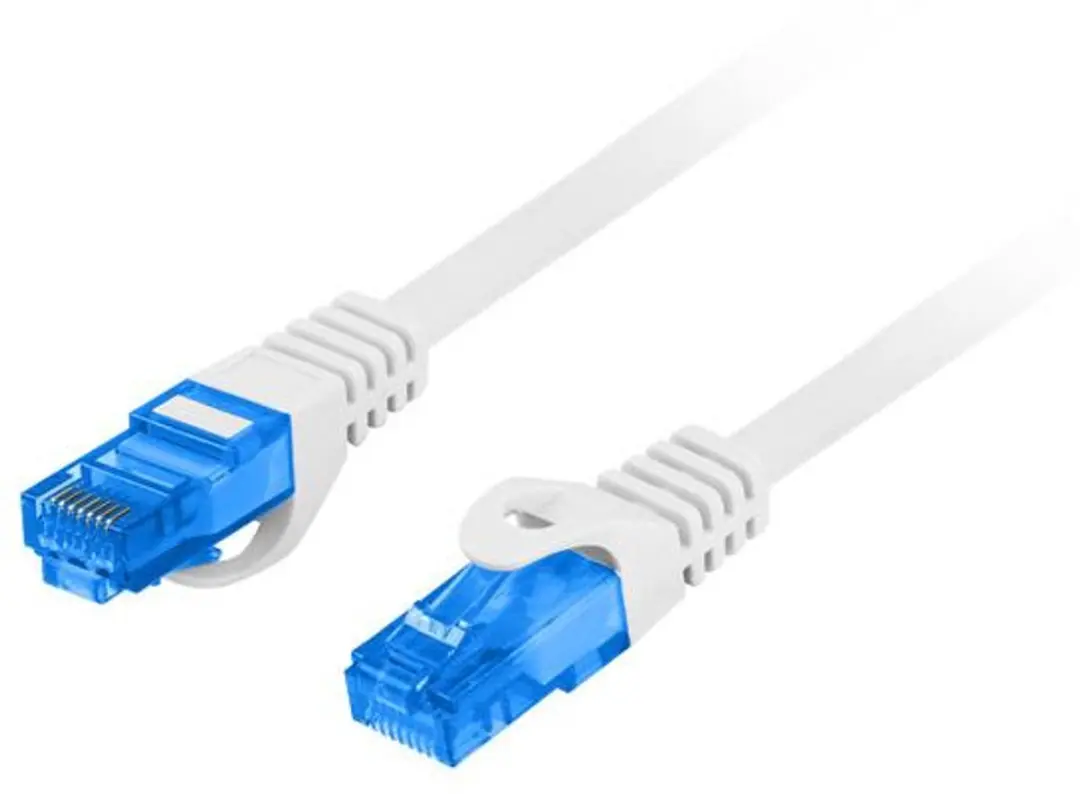 Lanberg Patchcord S/FTP Cat.6A 0.5m - Grijs - afbeelding 2 van 4