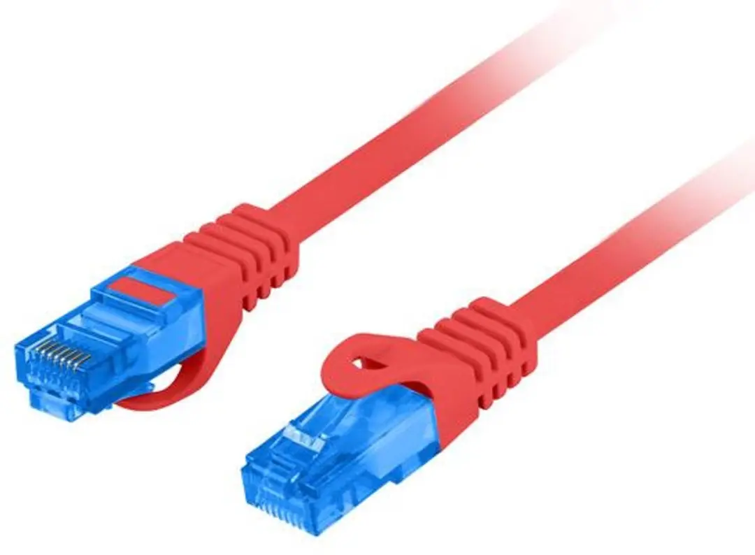 Lanberg Patchcord SFTP RJ45 Cat 6A Kabel 2m Rood - CCA - afbeelding 3 van 5