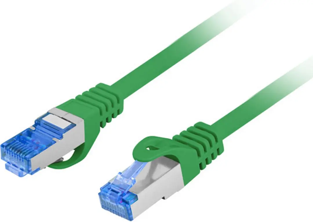 Lanberg Patchcord Cat.6A S/FTP LSZH CCA 2m - Groen - afbeelding 3 van 6