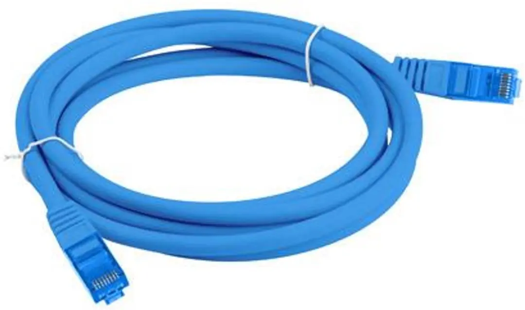 Lanberg Netwerk Patchkabel Cat.6A S/FTP 1m - Blauw - afbeelding 2 van 6