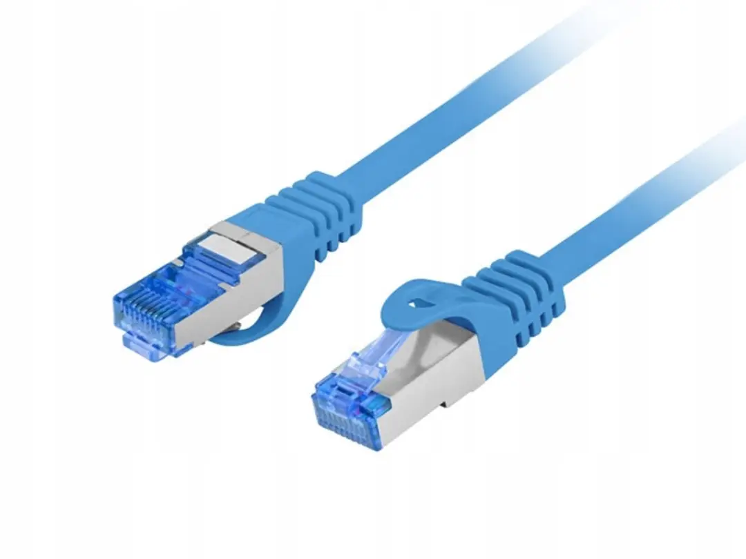 Lanberg Netwerk Patchkabel Cat.6A S/FTP 1m - Blauw - afbeelding 3 van 6
