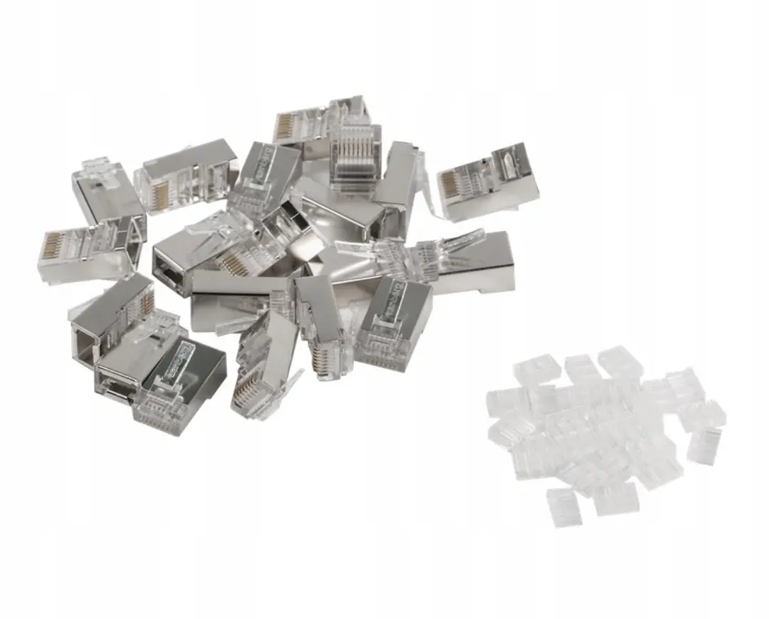 Lanberg RJ-45 Netwerkstekker Kat.6A FTP - Transparent - afbeelding 4 van 6