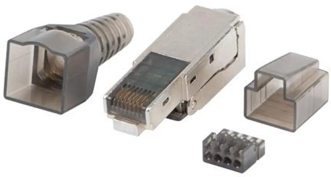 Lanberg RJ-45 Netwerkstekker Kat.6A FTP - Transparent - afbeelding 6 van 6
