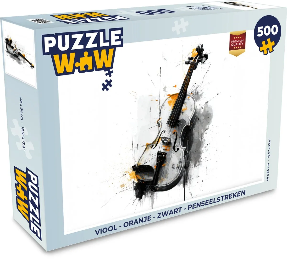 PuzzleWow Viool Legpuzzel 500 Stuks