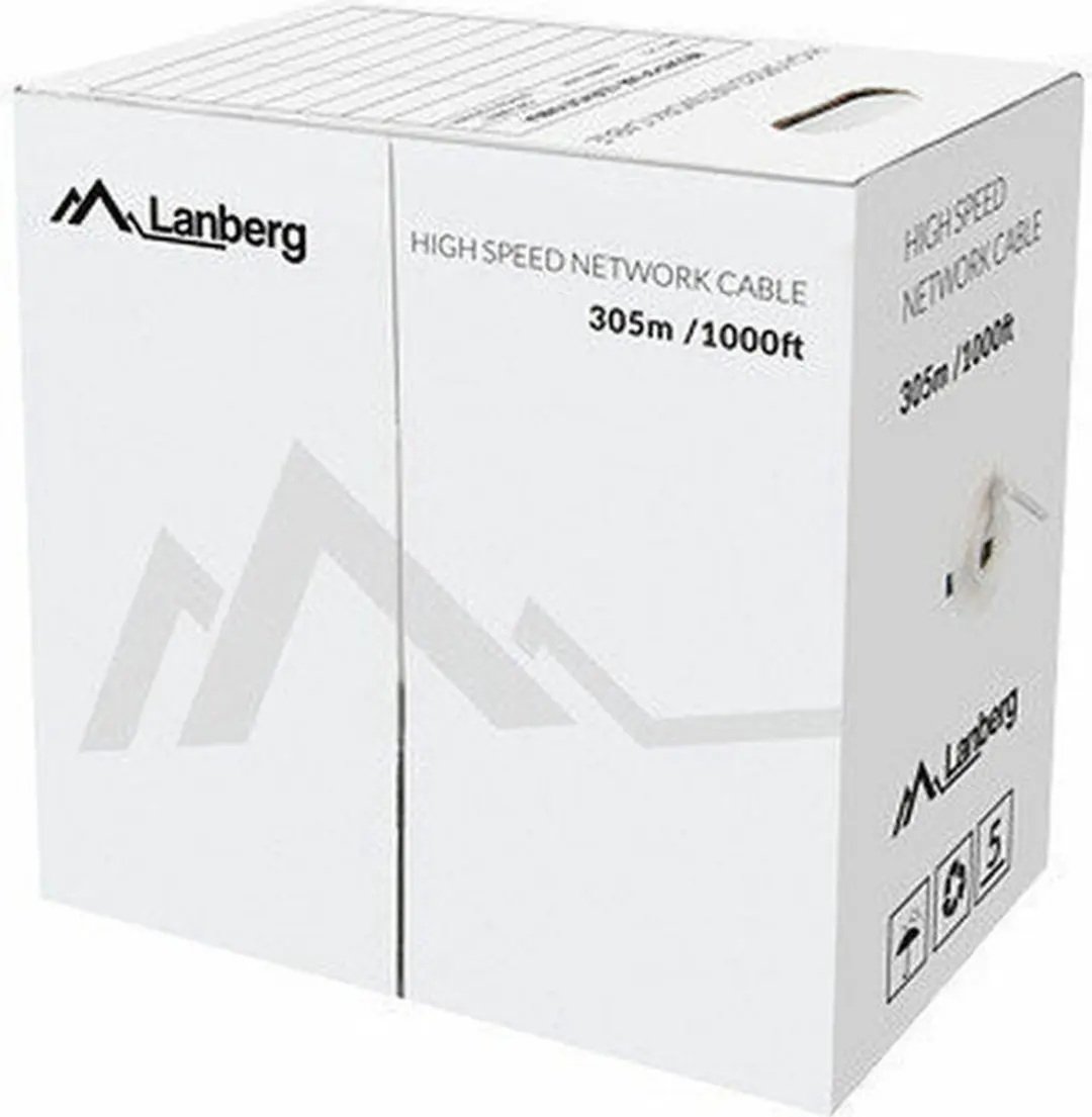 Lanberg LCU5-12CU-0305-R netwerkkabel Rood 305 m Cat5e U/UTP (UTP)