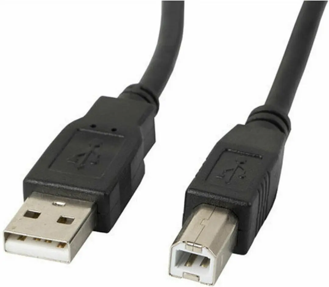 Kabel USB A naar USB B Lanberg CA-USBA-10CC-0005-BK Zwart