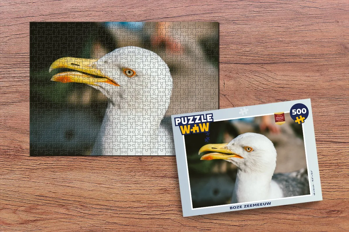 PuzzleWow Vogel Legpuzzel 500 Stuks - Multicolor