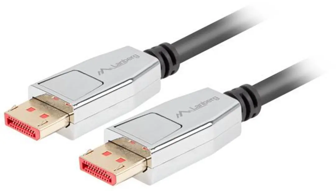 Lanberg DisplayPort Kabel M/M 1,8m - 8K - Transparant - afbeelding 4 van 4