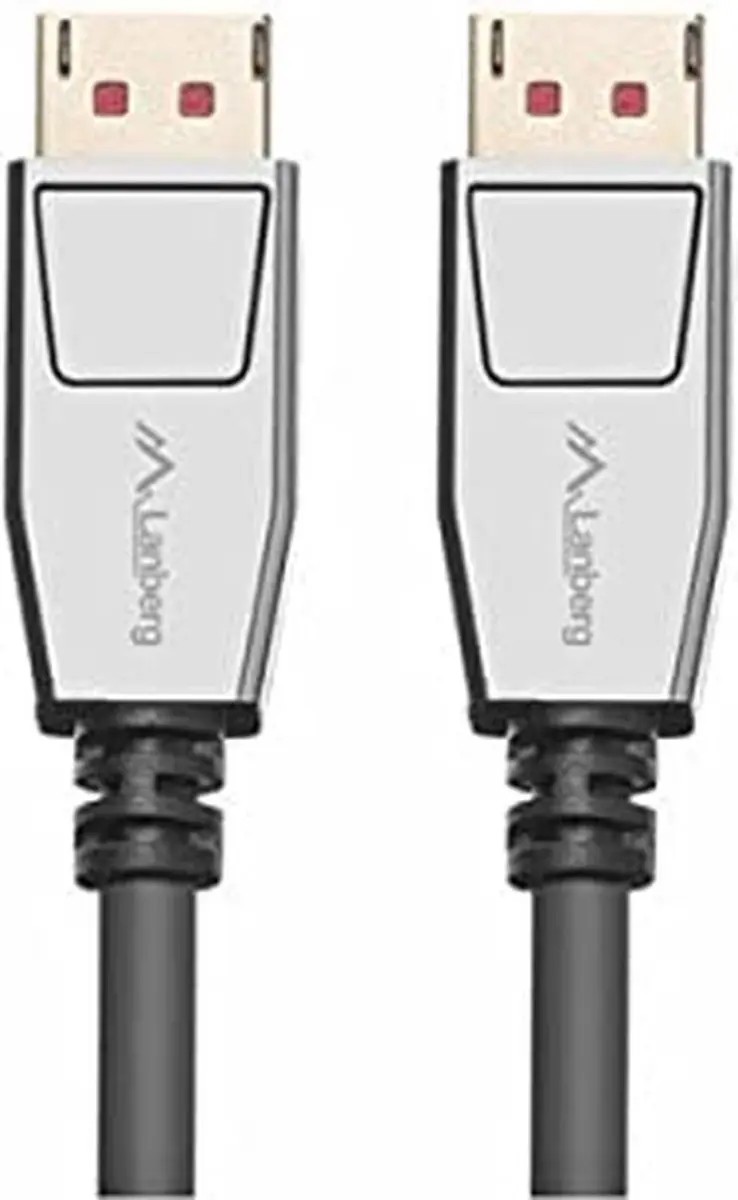Lanberg Displayport Kabel M/M 1,8M 8K Voor Grafische Monitoren Met 8K-Resolutie