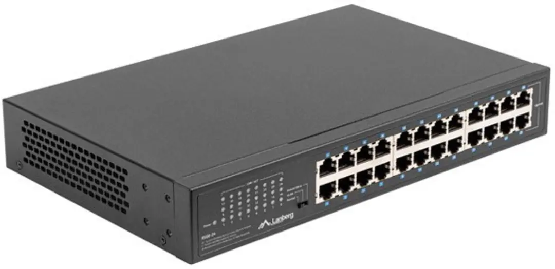 Lanberg RSGE-24 Netwerkswitch 24 Poorten - 40 Gbps - Zwart - afbeelding 6 van 6
