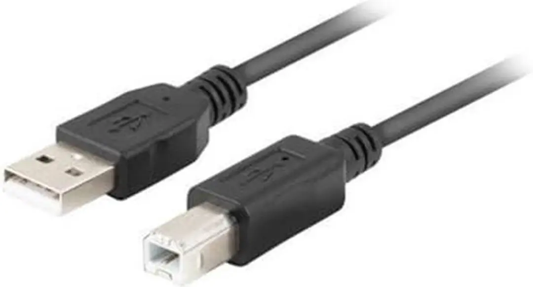 Lanberg Usb-Kabel Usb Type A Naar Usb Type B Voor Printer En Scanner, Ferriet, 1
