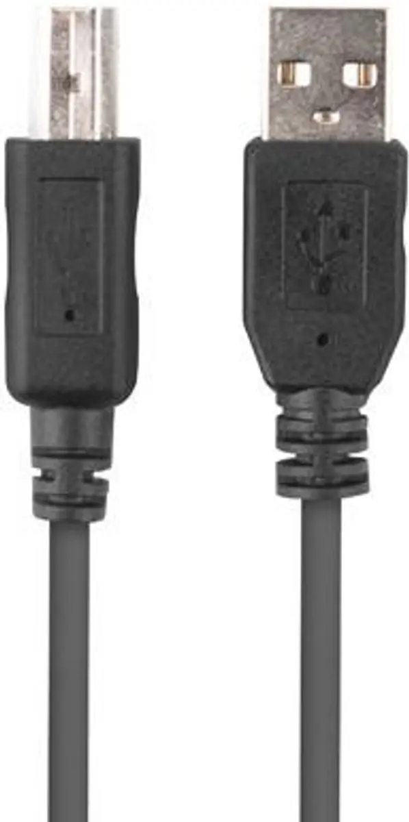 Lanberg USB A naar USB B Kabel 1m - Ferriet - Zwart - afbeelding 4 van 4