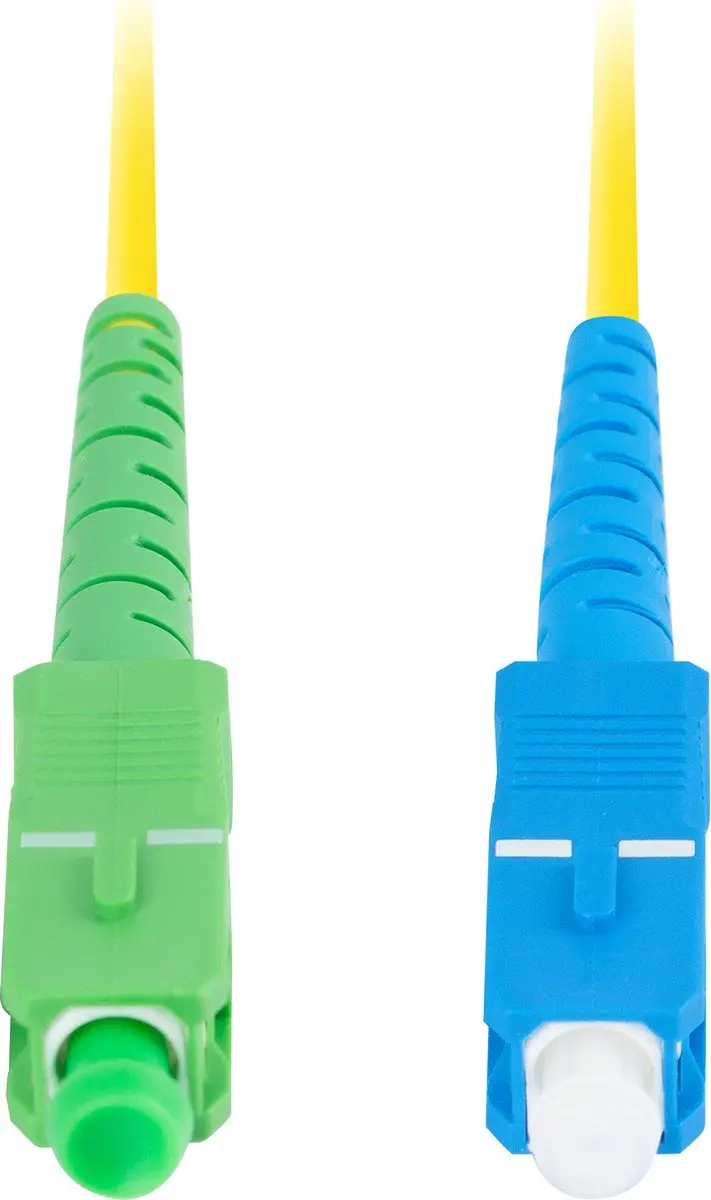 Lanberg Glasvezel Patchcord SC APC/SC UPC 2m - Transparent - afbeelding 2 van 4