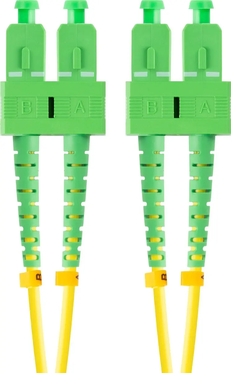 Hose Lanberg G657A1 (2 m) Yellow Duplex