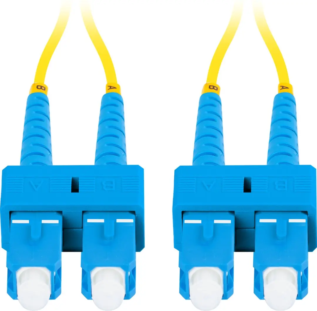 Lanberg InfiniBand Glasvezelkabel SC Geel 10m - afbeelding 2 van 3