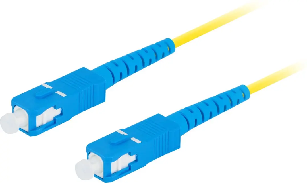 Lanberg Glasvezeladapter Patchcord UPC Simplex 2M - Geel