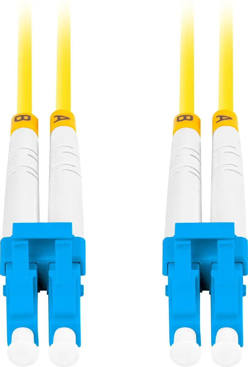 Lanberg Patchcord Fiber Optic Duplex LC UPC 1M - Transparent - afbeelding 2 van 6