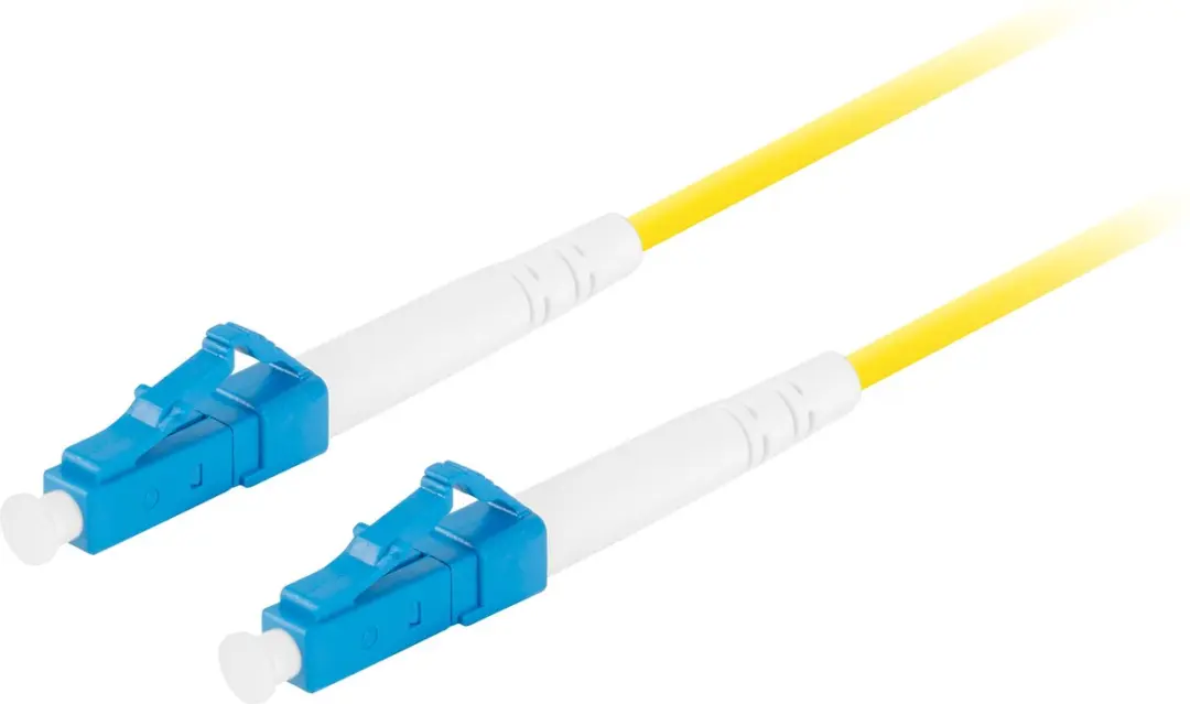 Lanberg Patchcord Glasvezelkabel LC/LC UPC Simplex 5m - Geel