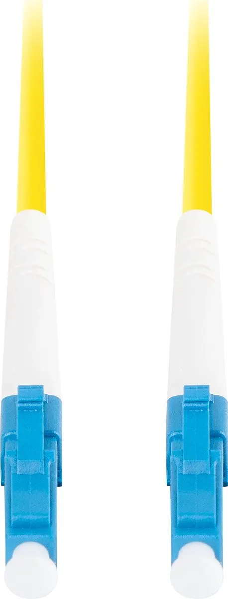 Lanberg Patchcord Glasvezelkabel LC/LC UPC Simplex 5m - Geel