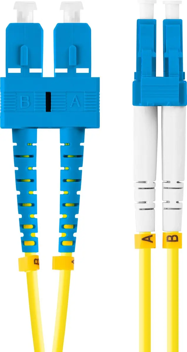Lanberg Glasvezel Patchcord Sc/Upc-Lc/Upc 2M Lszh G657A1 Voor Monitoring