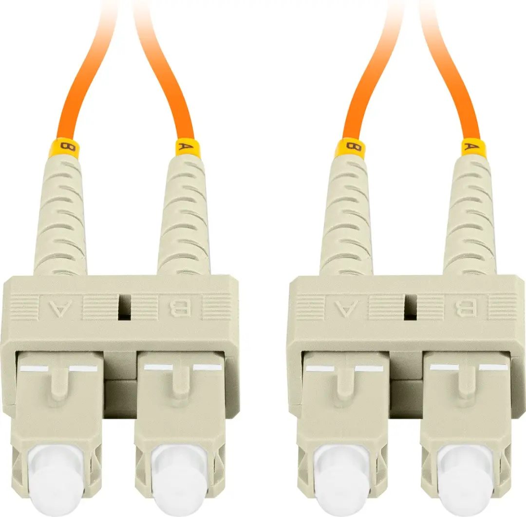 Lanberg Glasvezel Patchcord OM2 UPC 2m - Oranje - afbeelding 2 van 6