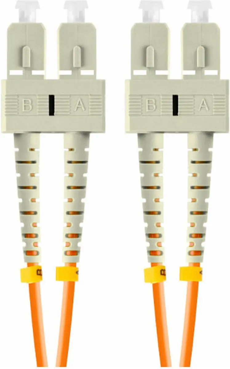 Lanberg Glasvezel Patchcord OM2 UPC 2m - Oranje - afbeelding 4 van 6