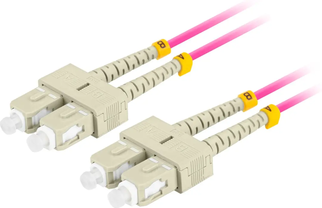 Lanberg InfiniBand Glasvezelkabel SC Violet 2m - afbeelding 3 van 3
